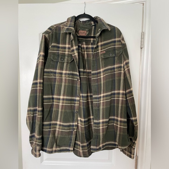 ⭐️HP⭐️Thick Orvis Flannel Shirt/Jacket - Picture 3 of 7